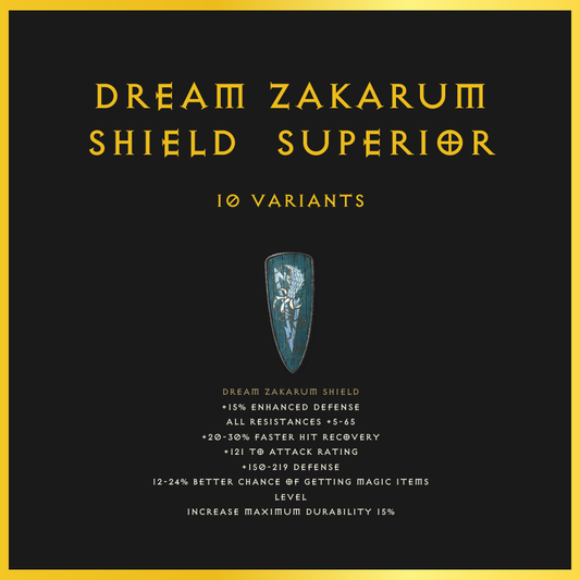 Dream Zakarum Shield & Superior