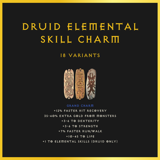 Druid Elemental Skill Charm