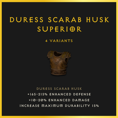 Duress Scarab Husk & Superior