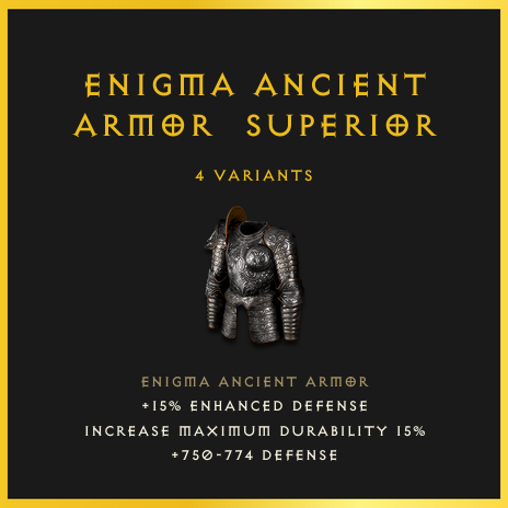 Enigma Ancient Armor & Superior