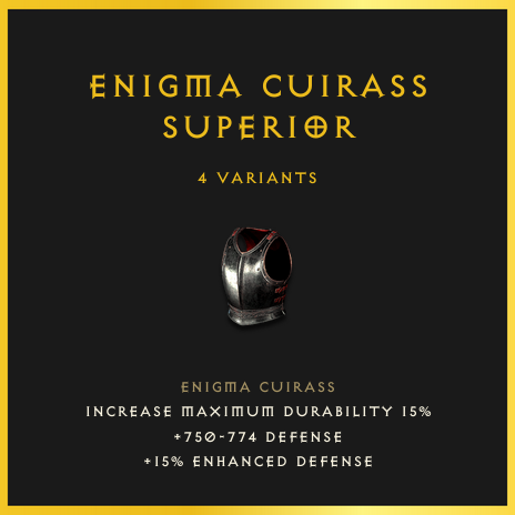 Enigma Cuirass & Superior