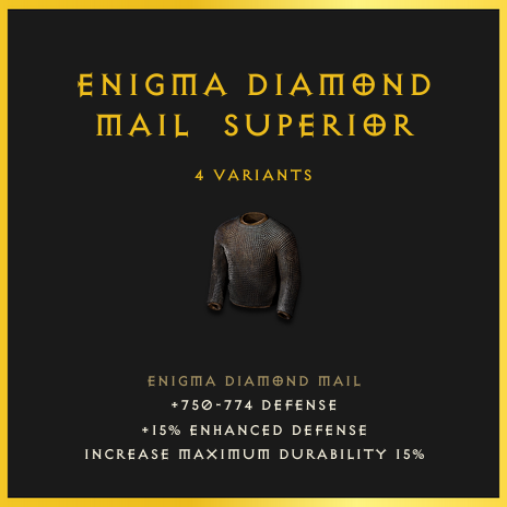 Enigma Diamond Mail & Superior