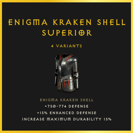 Enigma Kraken Shell & Superior
