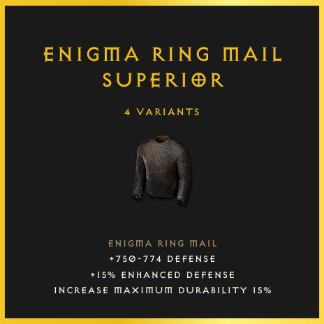 Enigma Ring Mail & Superior