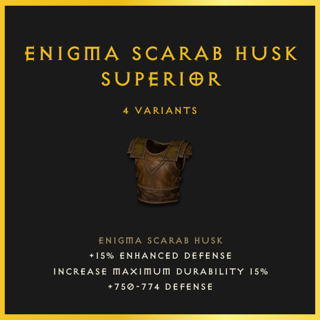 Enigma Scarab Husk & Superior