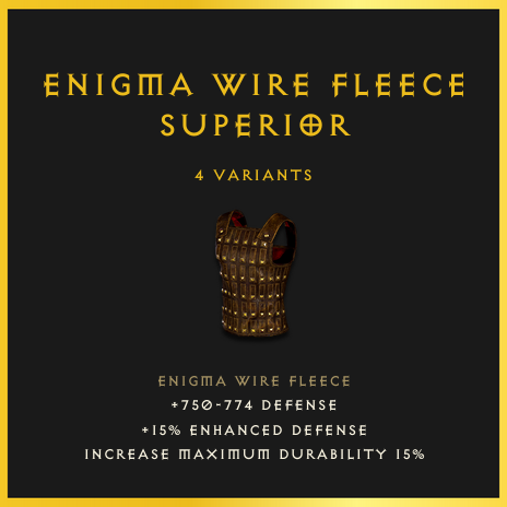 Enigma Wire Fleece & Superior