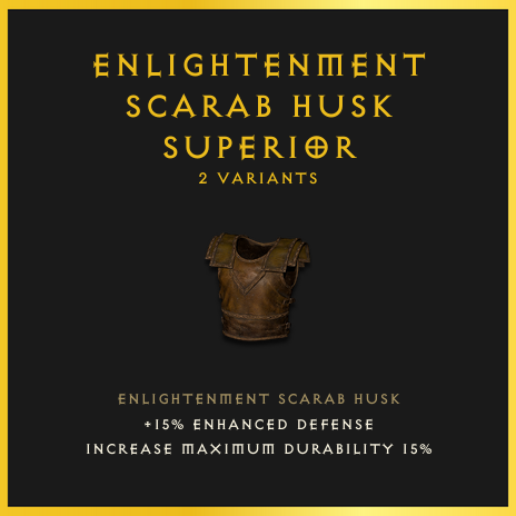 Enlightenment Scarab Husk & Superior