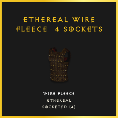 Ethereal Wire Fleece & 4 Sockets