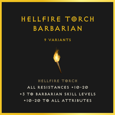 Hellfire Torch Barbarian
