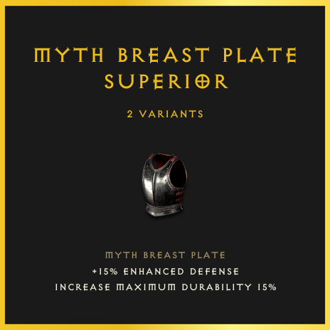 Myth Breast Plate & Superior