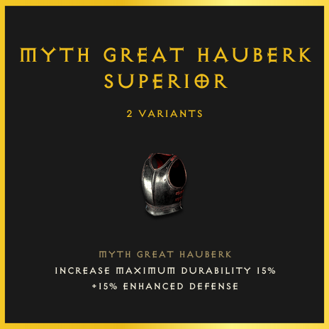 Myth Great Hauberk & Superior