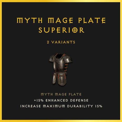 Myth Mage Plate & Superior