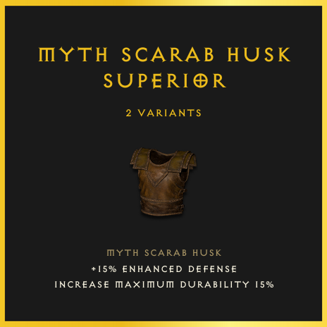 Myth Scarab Husk & Superior
