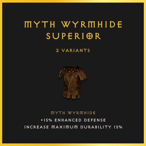 Myth Wyrmhide & Superior
