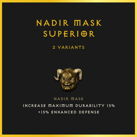 Nadir Mask & Superior
