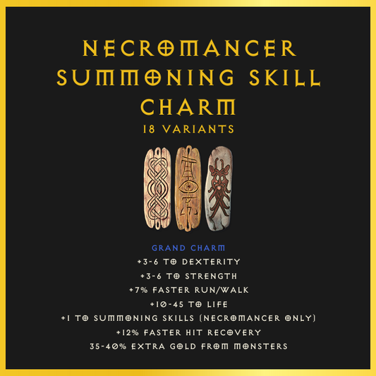 Necromancer Summoning Skill Charm