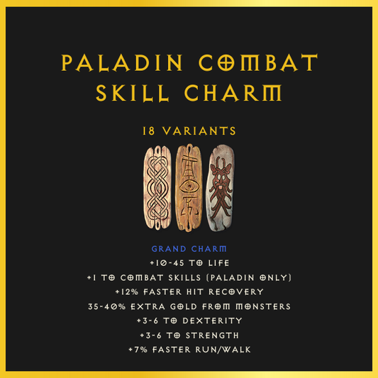 Paladin Combat Skill Charm