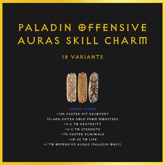 Paladin Offensive Auras Skill Charm