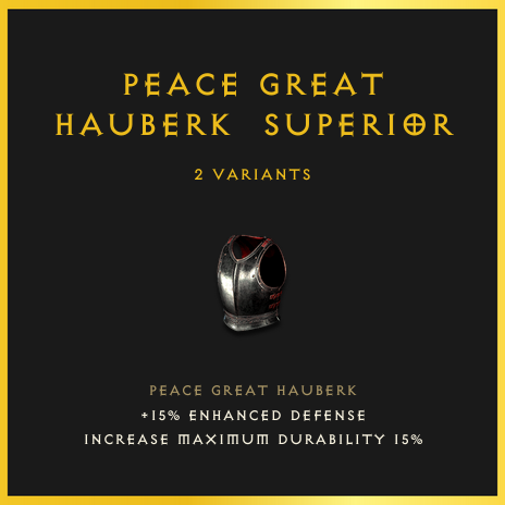 Peace Great Hauberk & Superior