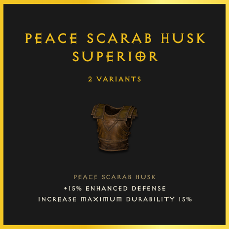 Peace Scarab Husk & Superior
