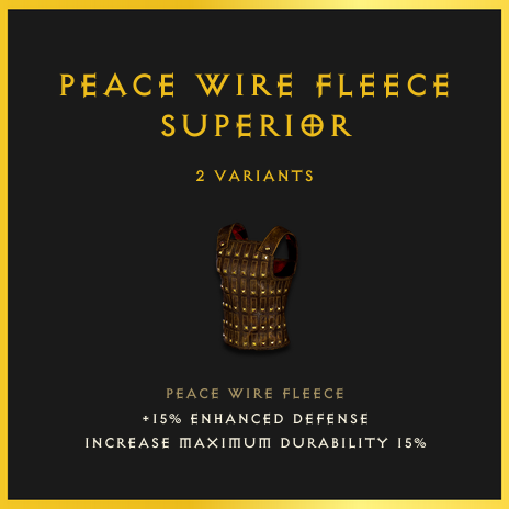 Peace Wire Fleece & Superior