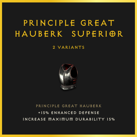 Principle Great Hauberk & Superior