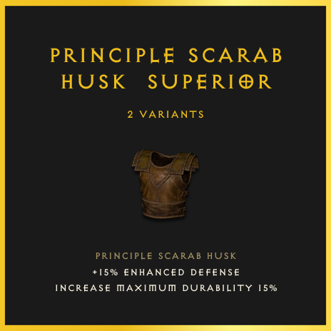Principle Scarab Husk & Superior