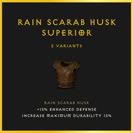 Rain Scarab Husk & Superior