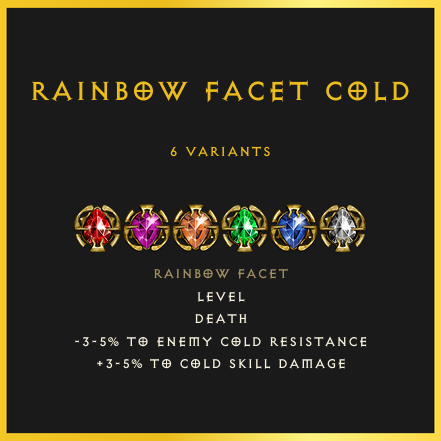 Rainbow Facet Cold
