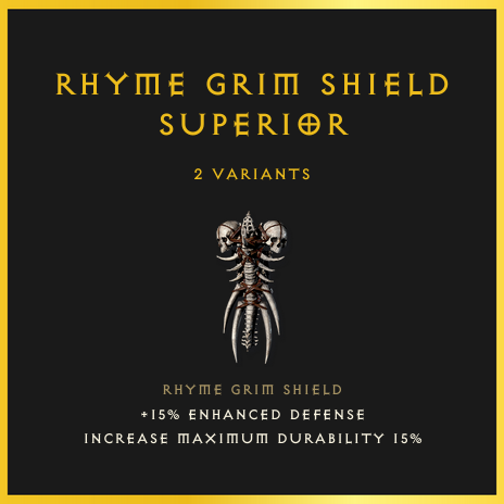 Rhyme Grim Shield & Superior
