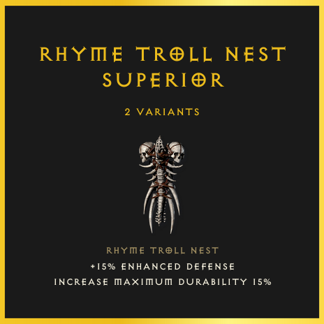 Rhyme Troll Nest & Superior