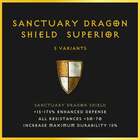 Sanctuary Dragon Shield & Superior