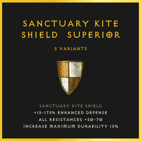 Sanctuary Kite Shield & Superior
