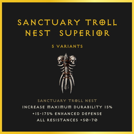Sanctuary Troll Nest & Superior