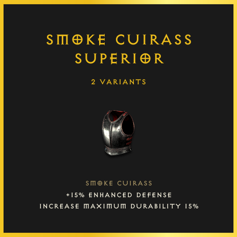 Smoke Cuirass & Superior