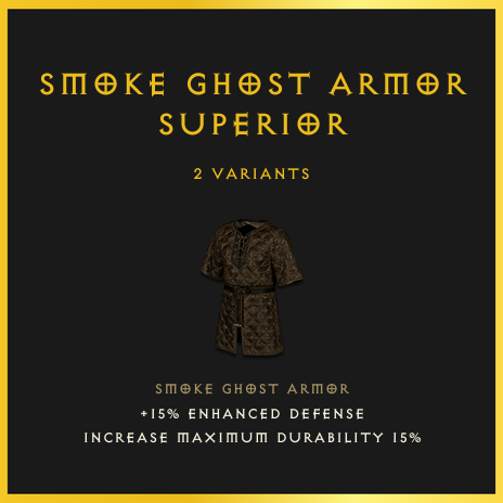 Smoke Ghost Armor & Superior