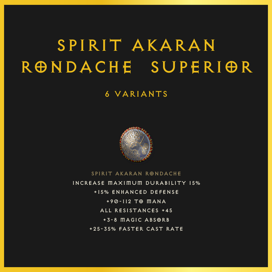 Spirit Akaran Rondache & Superior