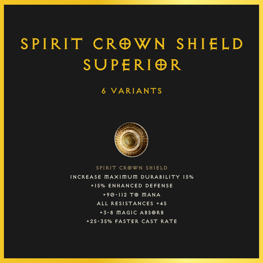 Spirit Crown Shield & Superior