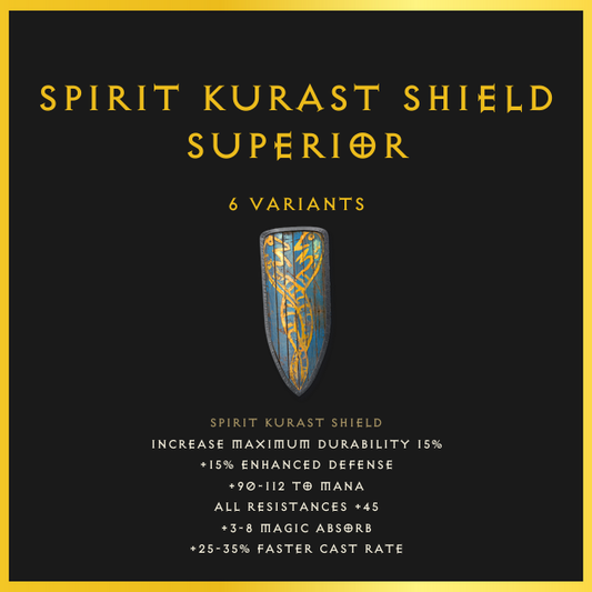Spirit Kurast Shield & Superior