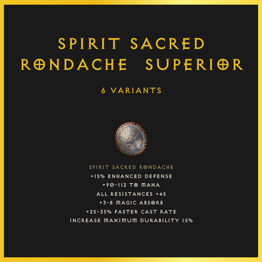 Spirit Sacred Rondache & Superior