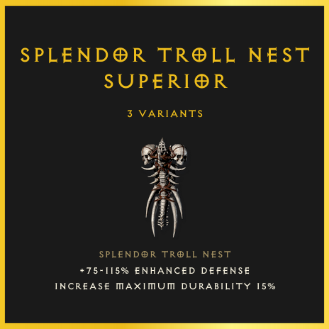 Splendor Troll Nest & Superior