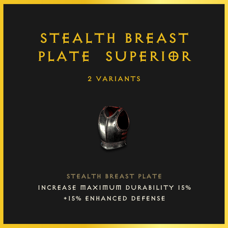 Stealth Breast Plate & Superior