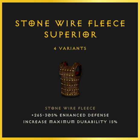 Stone Wire Fleece & Superior
