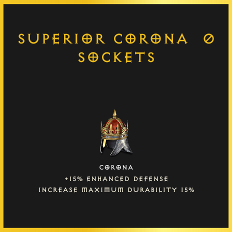 Superior Corona & 0 Sockets