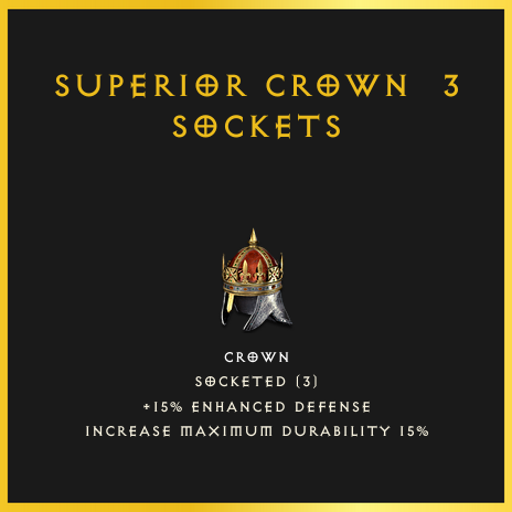 Superior Crown & 3 Sockets