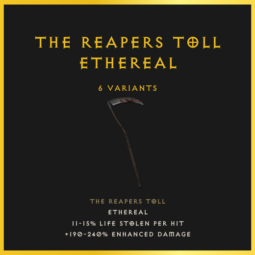 The Reapers Toll & Ethereal