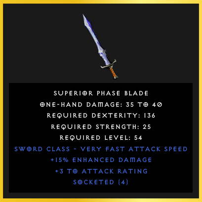 Superior Phase Blade [SCNL][OTD][3654733]