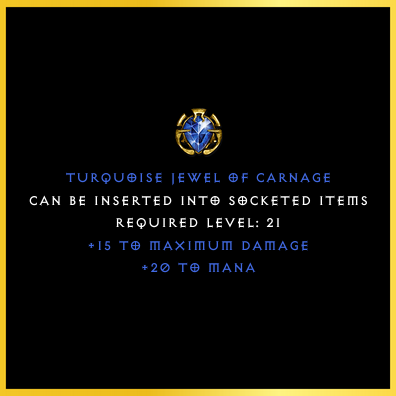 Turquoise Jewel Of Carnage [SCNL][OTD][LLD][MLD][4017197]