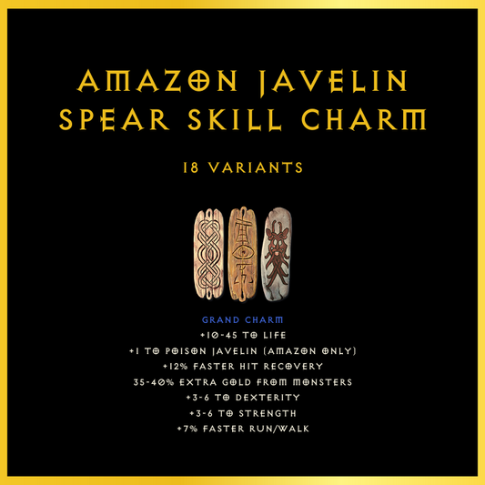 Amazon Javelin & Spear Skill Charm