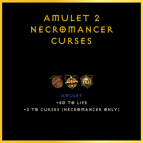 Amulet +2 Necromancer Curses